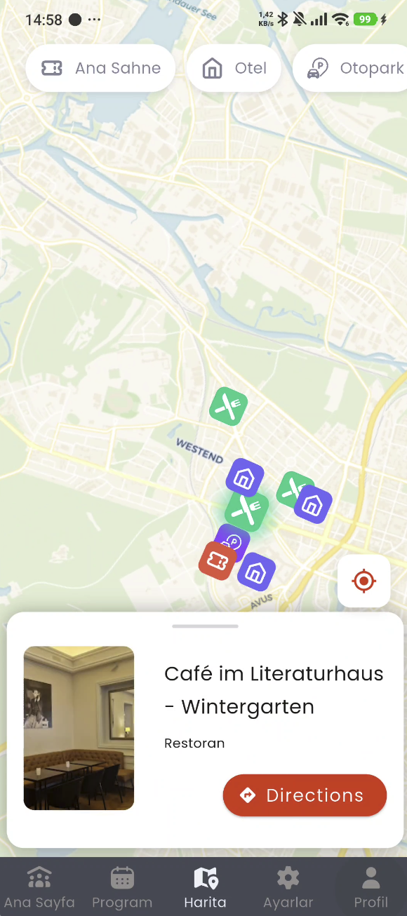 Harita ve yol tarifi